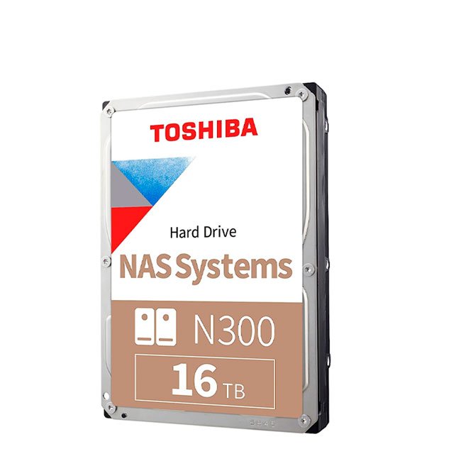 Disco duro Toshiba N300 16TB, SATA 6.0Gb/s, NAS, 512MB Cache, 7200RPM, 3.5"