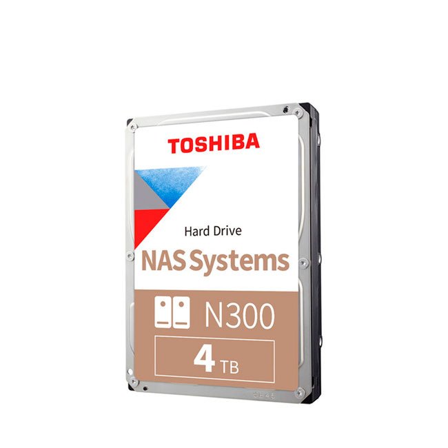 Disco duro Toshiba N300 NAS, 4TB, SATA 6.0Gb/s, 7200rpm, 512MB Cache, 3.5".