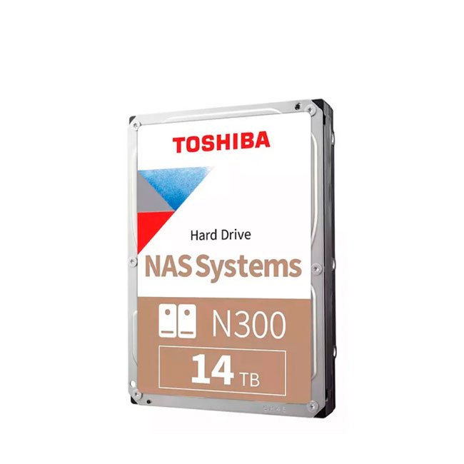 Disco duro Toshiba N300 NAS, 14TB, SATA 6.0Gb/s, 7200rpm, 512MB Cache, 3.5".