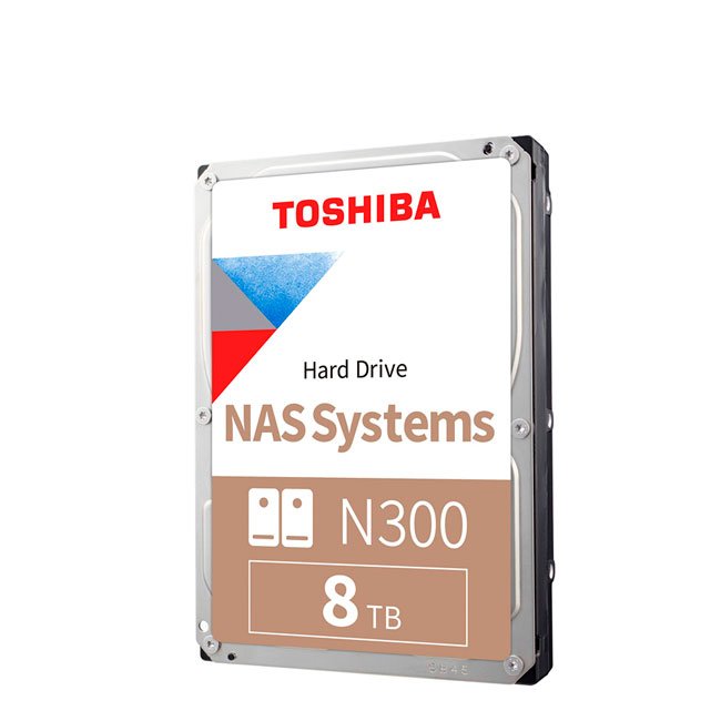 Disco duro Toshiba N300 NAS, 8TB, SATA 6.0Gb/s, 7200rpm, 512MB Cache, 3.5".