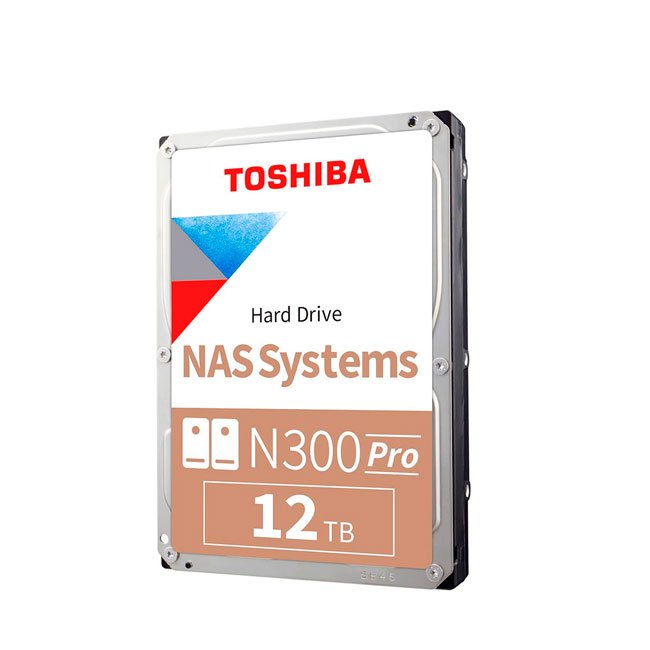 Disco duro Toshiba N300 PRO NAS, 12TB, SATA 6.0Gb/s, 7200rpm, 512MB Cache, 3.5".