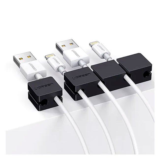 Organizador de Cables UGREEN LP208 con 6 Ranuras de Silicona
