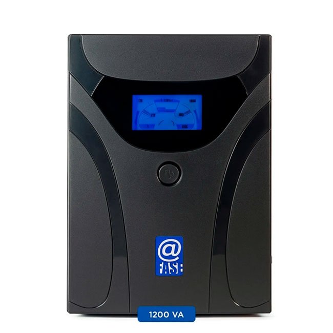 UPS Interactivo Elise IPS-1200-LED 1200VA/600W con Puerto USB, 40 Min Respaldo y Protección RJ45