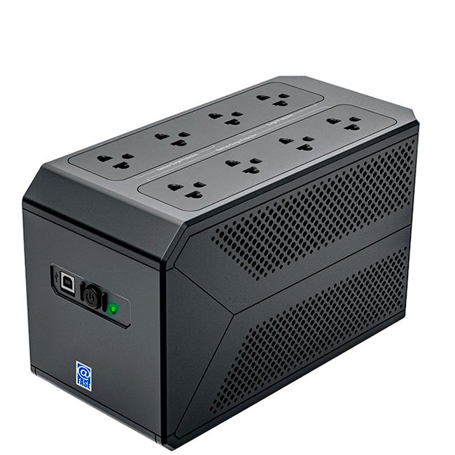 UPS Interactivo ELISE PBOX-650 650VA/360W con 4 Tomas y Batería 12V/7Ah – Respaldo de Energía Eficiente