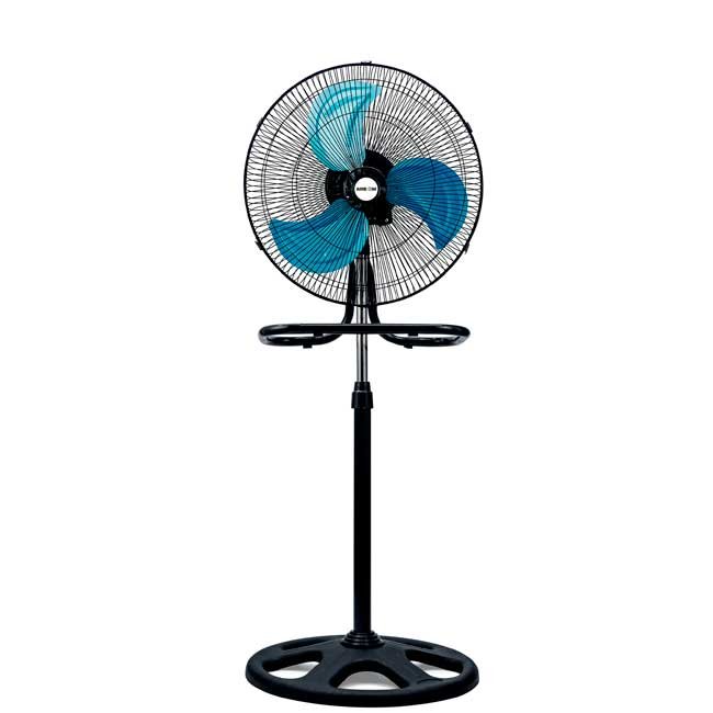 Ventilador de Pedestal AIRBOOM ABN1833 18" 3 Velocidades 120° Oscilación Aspas Metálicas Altura Regulable