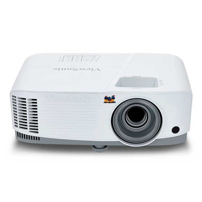 Proyector ViewSonic PA504W Tecnología DLP WXGA 1280x800 4000 Lúmenes Entradas VGA HDMI x2 USB-A RJ45 Tiro Normal Bocina Interna.
