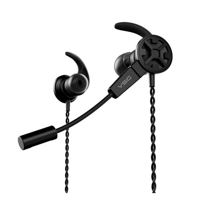 Audífono VSG Eris In Ear Estéreo con Micrófono Desmontable TRRS 3.5mm Compatible con PC PS4 Xbox Switch