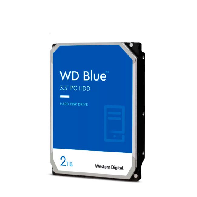 Disco duro Western Digital Blue WD20EZBX, 2TB, SATA 6GB/s, 3.5" 7200rpm, Cache 256MB