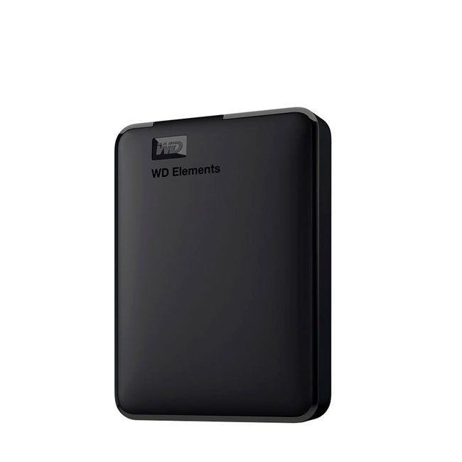 Disco duro externo Western Digital Elements Portable, 4 TB, USB 3.0, negro.