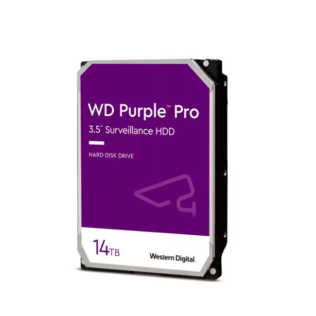 Disco duro Western Digital WD Purple Pro 14TB, SATA 6.0 Gb/s, 512MB Cache, 7200 rpm, 3.5".