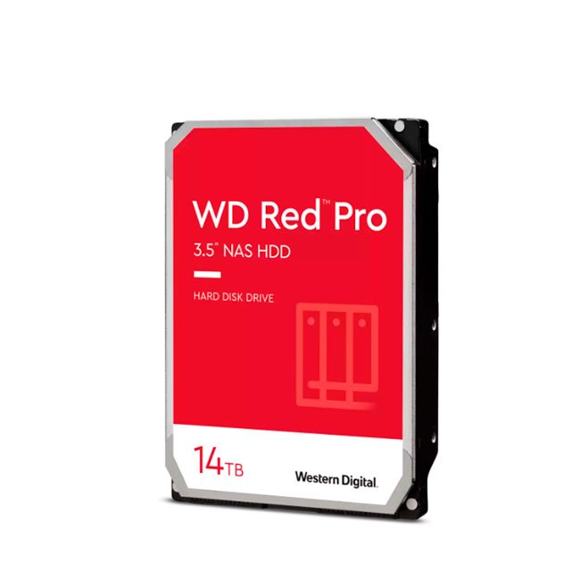 Disco duro Western Digital Red Pro NAS, WD142KFGX 14TB SATA 6Gb/s 7200rpm 3.5" 512MB Cache