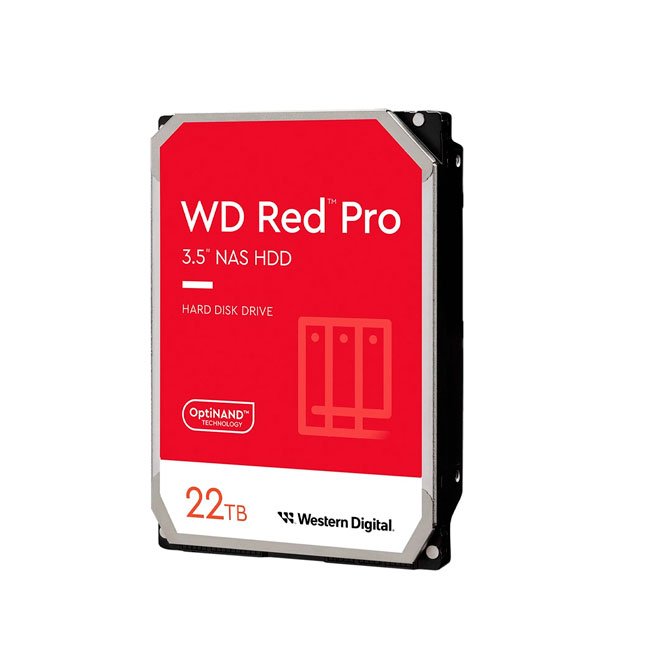 Disco duro Western Digital Red Pro WD221KFGX, 22TB, SATA 6GB/s, 3.5" 7200rpm, Cache 512MB