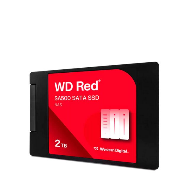 DISCO SSD Western Digital Red SA500 NAS 2TB SATA 2.5" 560MB/s Alta Velocidad y Fiabilidad para NAS