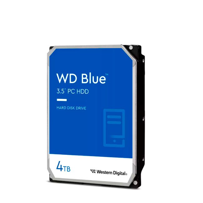 Disco duro Western Digital Blue WD40EZAX, 4TB, SATA 6GB/s, 3.5" 5400rpm, Cache 256MB