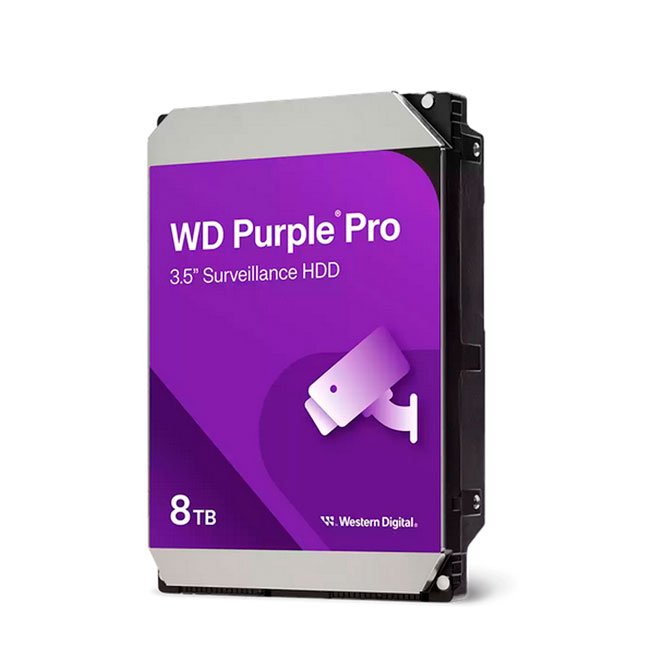 Disco duro Western Digital Purple Pro, 8 TB, SATA, 256MB Cache, 7200RPM, 3.5"