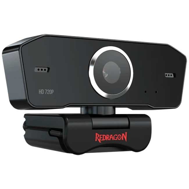 Cámara Web Redragon GW600 FOBOS HD 720p 30FPS con Micrófono Estéreo y Enfoque Fijo