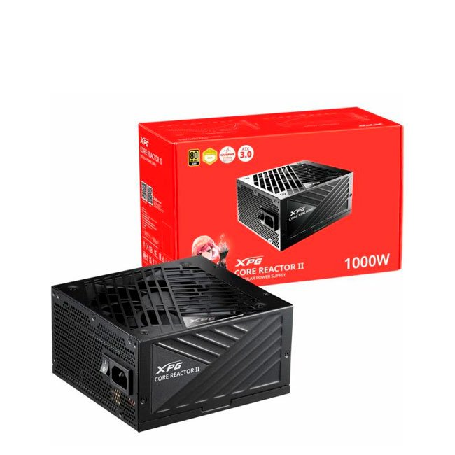 Fuente de Poder XPG CORE REACTOR II 1000W 80 Plus Gold Full Modular ATX – COREREACTORII1000G-BKCUS