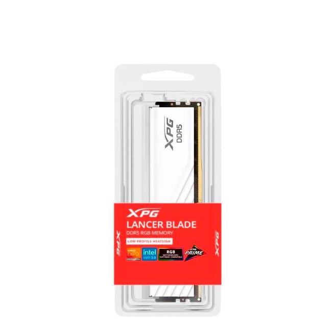 Memoria RAM DDR5 XPG LANCER BLADE 16GB 6000MHz CL48 – Blanco