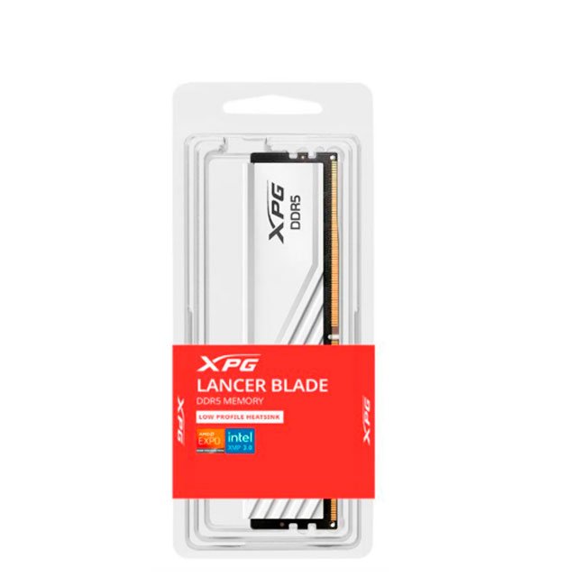 Memoria RAM DDR5 XPG Lancer Blade 32GB 5600MHz CL46 Blanca AX5U5600C4632G-SLABWH