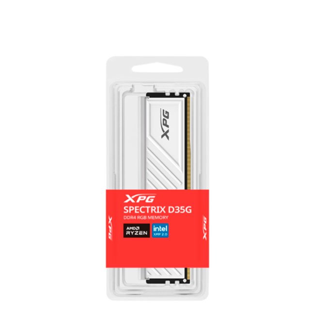 Memoria RAM XPG SPECTRIX D35G RGB 8GB DDR4 3200MHz White AX4U32008G16A-SWHD35G