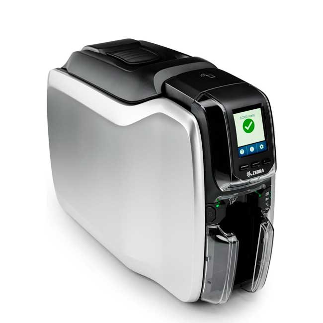 Impresora de Credenciales Zebra ZC300, Transferencia Térmica, 2 Caras, 300 x 300DPI, USB 2.0, Ethernet, incluye 200 Tarjetas PVC y Cinta YMCKO